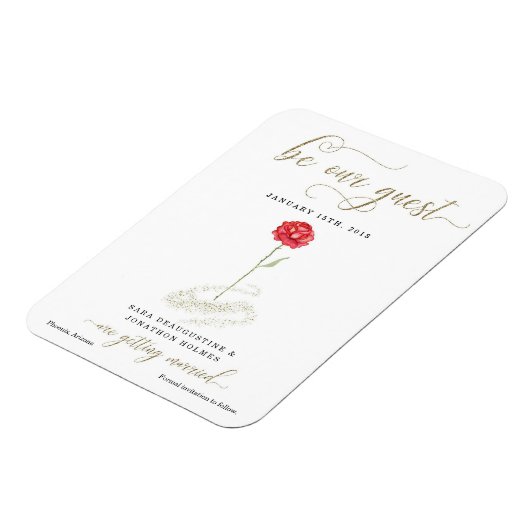 Beauty & het Beest sparen de Mededeling van de Dat Magneet (Linkerzijde)