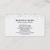 *~* BEAUTY Hologram Holografen Glitter Visitekaartje (Achterkant)