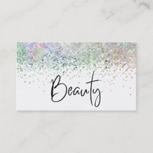 *~* BEAUTY Hologram Holografen Glitter Visitekaartje