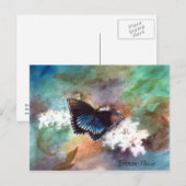 Beauty II Butterfly Briefkaart (Voorkant / Achterkant)