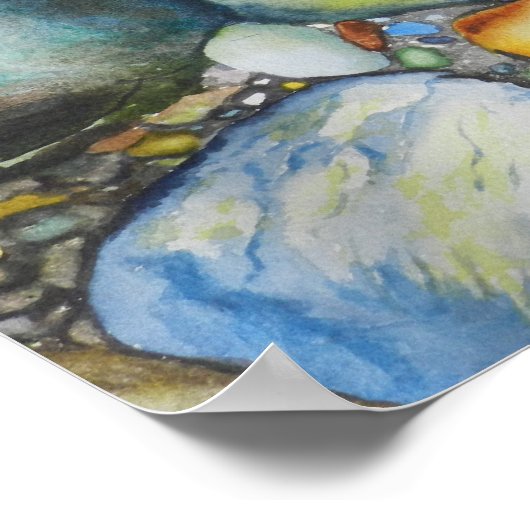 Beauty in de Rocks Poster (Hoek)