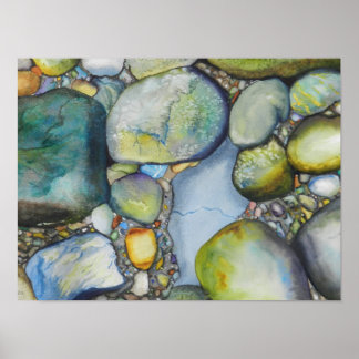 Beauty in de Rocks Poster