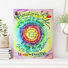 Beauty in Life Poster