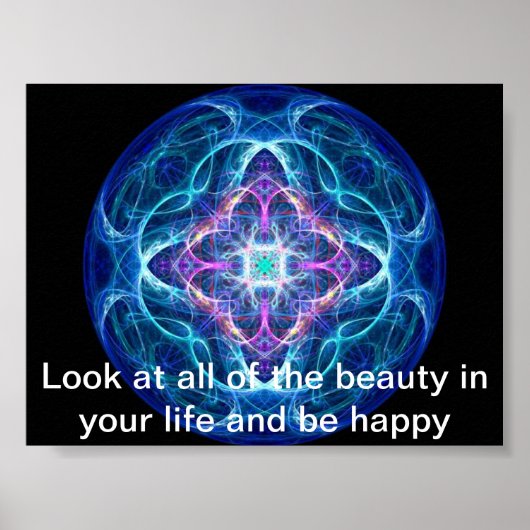 BEAUTY IN LIFE PSYCHEDELIC POSTER (Voorkant)