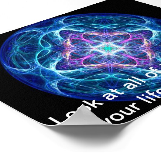 BEAUTY IN LIFE PSYCHEDELIC POSTER (Hoek)