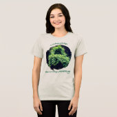 Beauty In Nature Vines Inspirational Quote Tri-Blend Shirt (Voorkant volledig)