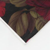 Beauty in Pain: Roos Pattern Fleece Deken (Hoek)