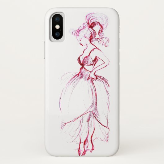 BEAUTY IN PINKDRESS Case-Mate iPhone CASE (Achterkant)