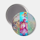 BEAUTY IN PINKDRESS/Magic Butterfly Plant Magneet (Voorkant / Achterkant)