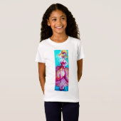 BEAUTY IN PINKDRESS T-SHIRT (Voorkant volledig)