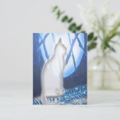 Beauty in White Briefkaart (Staand voorkant)