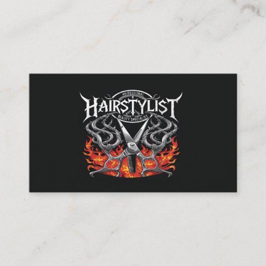 Beauty Industry Haarstylist Cosmetics Afspraak Visitekaartje (Voorkant)