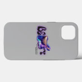 Beauty iPhone hoesje - Grijs (Achterkant (horizontaal))