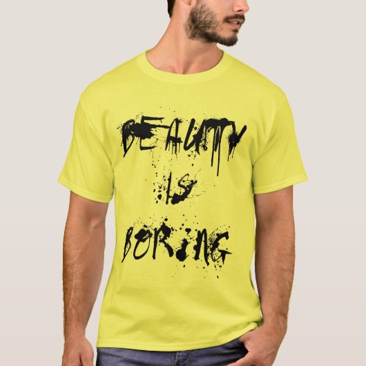 Beauty is aan het merken t-shirt (Voorkant)