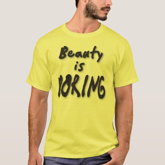 Beauty is aan het merken t-shirt (Voorkant)