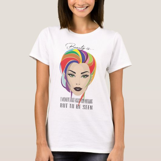 "Beauty is..." Collectie T-shirt (Voorkant)