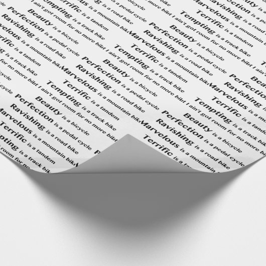 Beauty is een fiets cadeaupapier (Hoek)