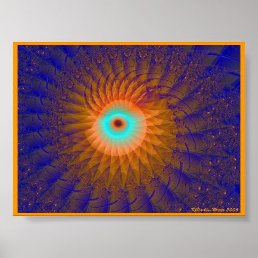 Beauty is in het oog poster (Voorkant)