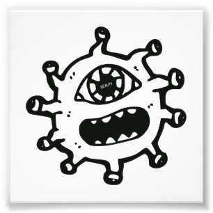 Beauty is in het oog van de Beholder Foto Afdruk