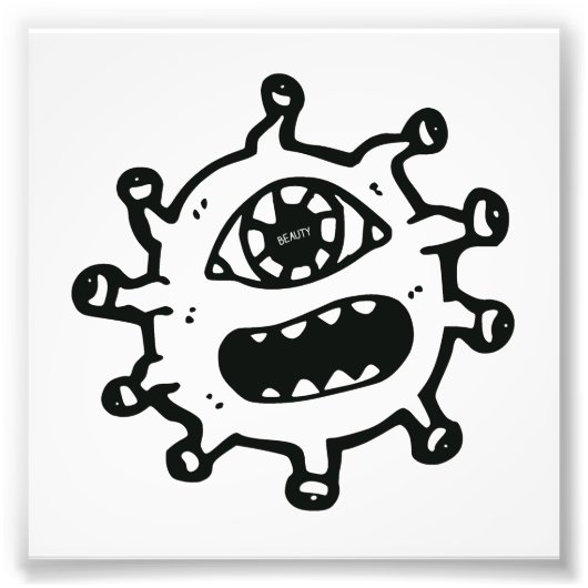 Beauty is in het oog van de Beholder Foto Afdruk (Voorkant)