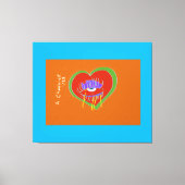 Beauty Is In the Eye of the Heart  Canvas Afdruk (Voorkant)