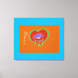 Beauty Is In the Eye of the Heart  Canvas Afdruk