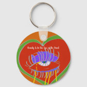 Beauty Is In the Eye of the Heart Keychain (Achterkant)