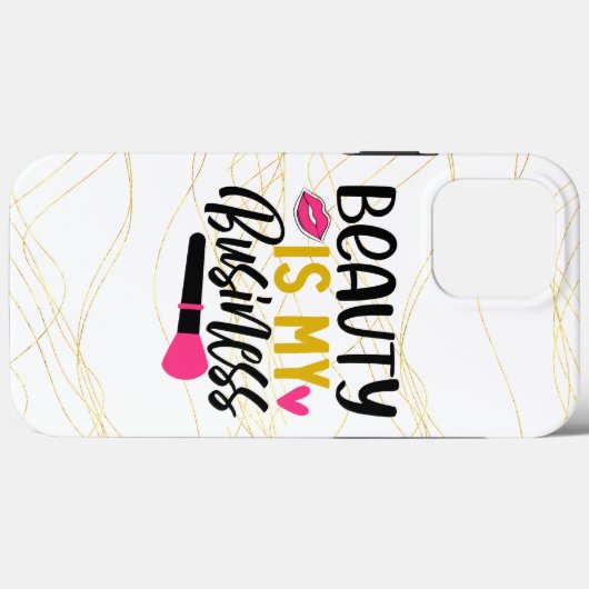 Beauty is mijn bedrijf Case-Mate iPhone case (Achterkant (horizontaal))