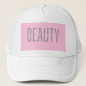 Beauty is mijn bedrijf trucker pet (Voorkant)