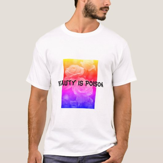 (Beauty Is Poison) Mannen basic T-shirt (Voorkant)