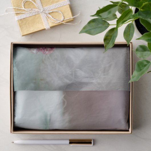  beauty, juwelen, feather grey roze blauwgroen tissuepapier (Geschenk)