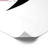 Beauty Kanji Symbol Japanse kalligrafie Poster (Hoek)