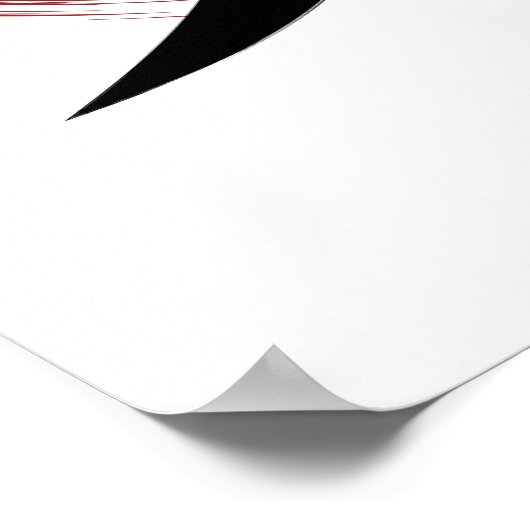 Beauty Kanji Symbol Japanse kalligrafie Poster (Hoek)