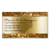 Beauty Kapper Visitekaartje Magneten (Voorkant)