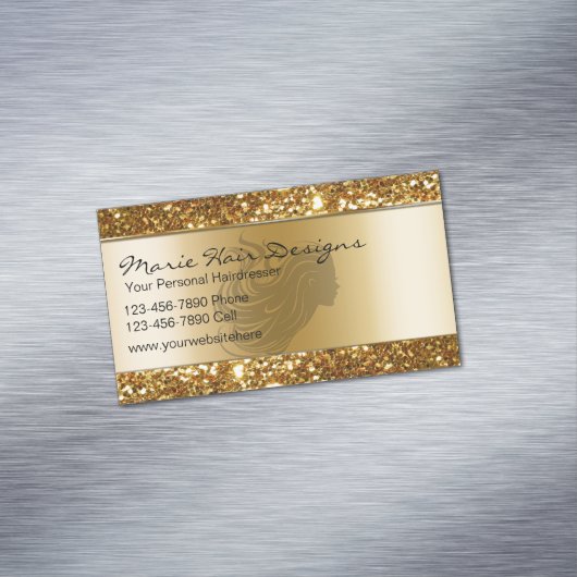 Beauty Kapper Visitekaartje Magneten (Voorbeeld)