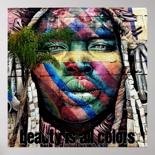 Beauty komt in Alle kleuren Poster (Voorkant)