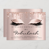 Beauty Lash Extension Natercare Instruction Spark Kaart (Voorkant / Achterkant)