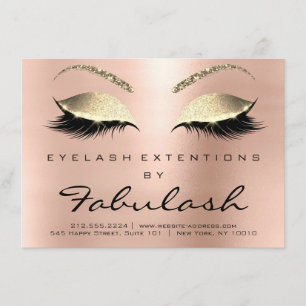 Beauty Lashes Extension Aftercare Instruction Roos Informatiekaartje