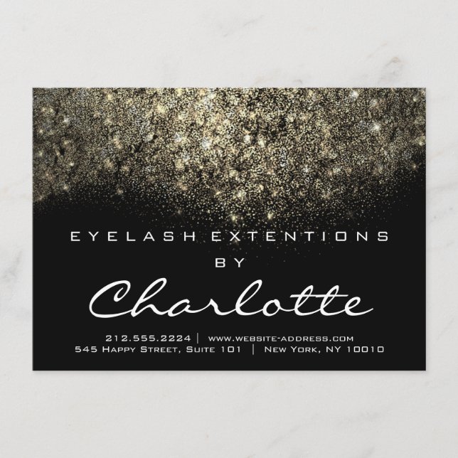 Beauty Lashes Extension Natercare Instruction Gold (Voorkant)