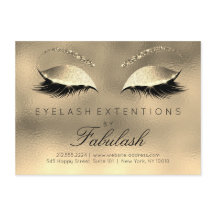 Beauty Lashes Extension Salon Aftercare Gold Glam