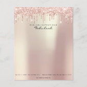 Beauty Lashes Makeup Stylist Event Planner Hair Flyer (Voorkant)