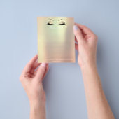 Beauty Lashes Makeup Stylist Eyebrows Gold Roos1 Flyer (Hand)