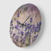 Beauty Lavender Flowers Grote Klok (Hoek)