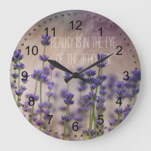 Beauty Lavender Flowers Grote Klok