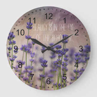 Beauty Lavender Flowers Grote Klok