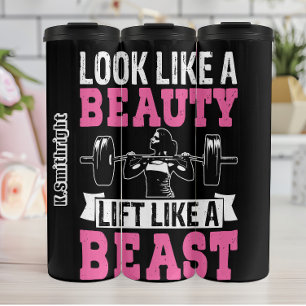 Beauty Lift als een beest Thermosbeker