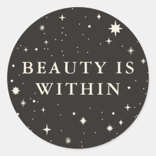 Beauty ligt in de sticker van hemelse sterren