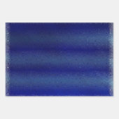 Beauty Lined Speckle Blue Inpakpapier Vel (Voorkant)