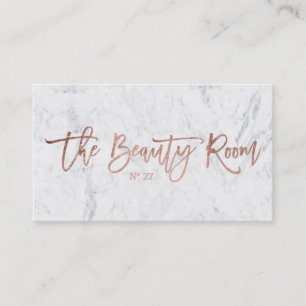 Beauty logo elegant roos gouden tekenmarmer visitekaartje