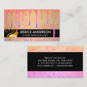 Beauty Logo | Salonschaar en product Visitekaartje (Voorkant / Achterkant)